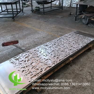 Aluminium geperforeerd wandpaneel voor balkongevel met 3 mm metaalplaat met pvdf