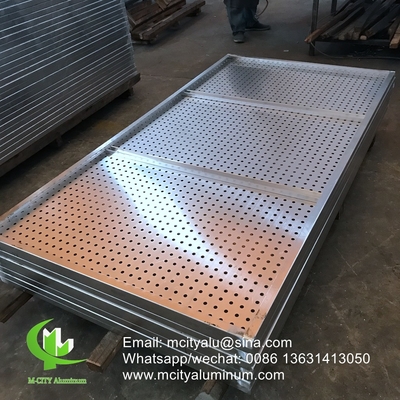 aluminium geperforeerd paneel gevelbekleding paneel buitenste gebouw dekking voor gebouw of plafond