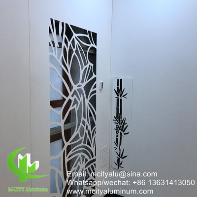 mode stijl aluminium privacy scherm metalen gevel bekleding 2,5 mm dikte voor gordijnwand gevel decoratie