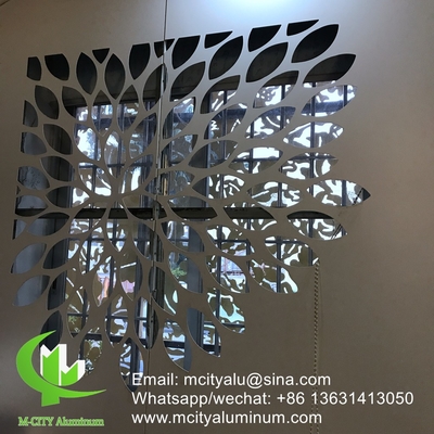 mode stijl aluminium privacy scherm metalen gevel bekleding 2,5 mm dikte voor gordijnwand gevel decoratie