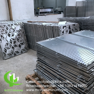 aluminium geperforeerd paneel Aluminium gevelwandpaneel bekledingspaneel met beugel voor buitengebouwen