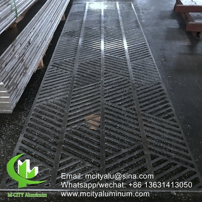 modestijl aluminium privacy scherm metalen schermplaat 10 mm dik voor scheidingswand decoratie