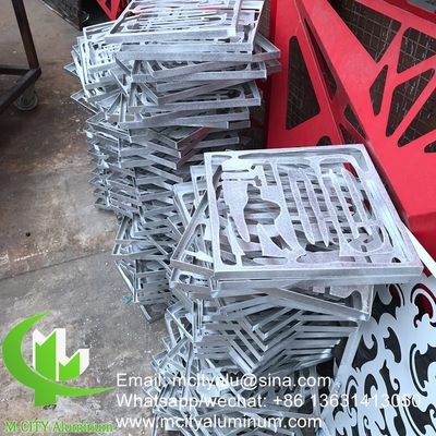 Arabische stijl aluminium scherm metalen gevel bekleding buigplaat 2,5 mm dikte voor gordijnwand gevel decoratie