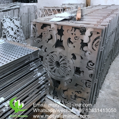 Arabische stijl aluminium scherm metalen gevel bekleding buigplaat 2,5 mm dikte voor gordijnwand gevel decoratie