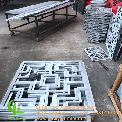 Arabische stijl aluminium scherm metalen gevel bekleding buigplaat 2,5 mm dikte voor gordijnwand gevel decoratie