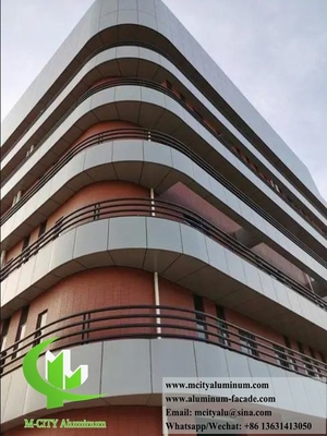 Buitenmetalen gevels Muurbekleding Decoratie Aluminium Solid Panels Project