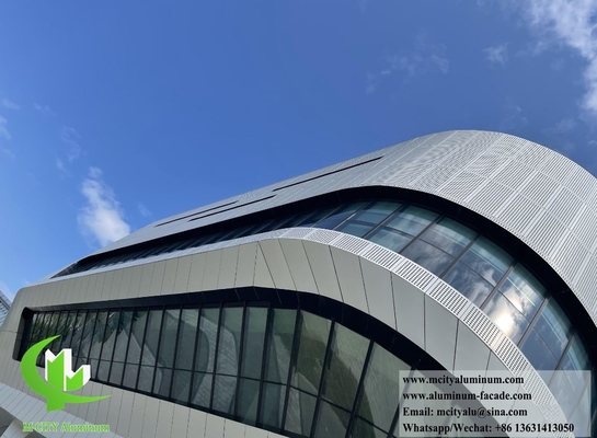 Buitenste aluminium bekledingspanelen Solid Wall Panels Gevelsysteem