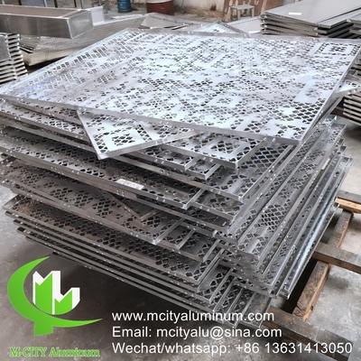 Aluminium geperforeerd plaat voor gevelwandbekleding paneel buitenste gebouw dekking voor gebouw of plafond