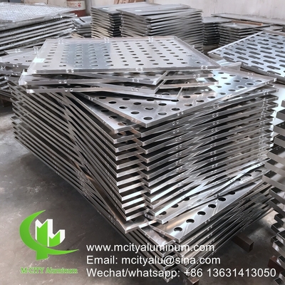 Aluminium geperforeerd plaat voor gevelwandbekleding paneel buitenste gebouw dekking voor gebouw of plafond