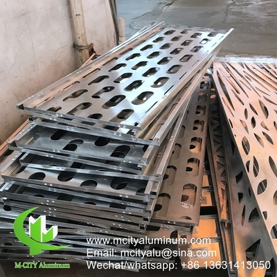 metalen aluminium bekleding plaat metalen gevel bekleding buigplaat voor gordijnwand gevel privacy scherm decoratie