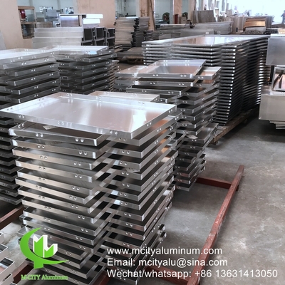 Aluminium geperforeerde schuur voor balkon met 3 mm metaalplaat met poederlaag