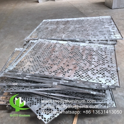 2 mm Aluminium geperforeerd gevel decoratief paneel voor gordijnwand gevel bekleding wandpaneel geperforeerd scherm