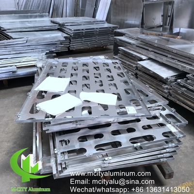 Aluminium gepatternde gevel bekleding paneel buitenste gebouw dekking voor het gebouw buiten decoratie