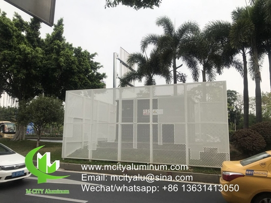 Aluminium geperforeerd plaat voor gevelwandbekleding paneel buitenste gebouw dekking voor gebouw of plafond