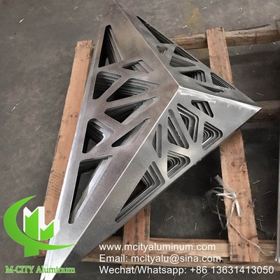 3d-metalen tuinscherm aluminium privacy scherm metalen gevel bekleding 2,5m muur gevel decoratie