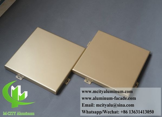 Externe bekleding Solid aluminium paneel PVDF coating Duurzaam weerbestendig