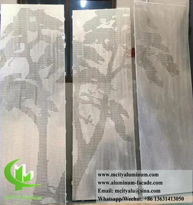 Aanpasbare geperforeerde aluminium gevel Makkelijke installatie en onderhoud
