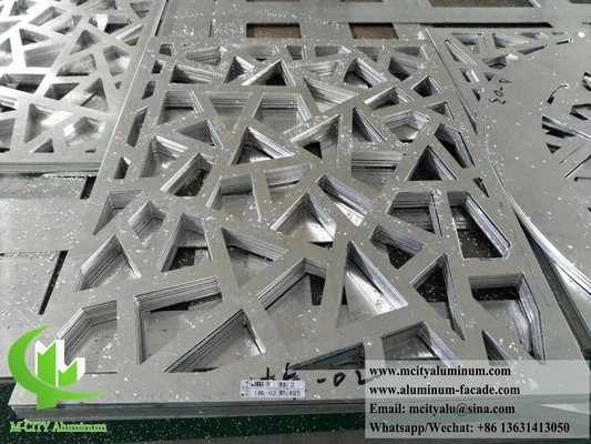 Laser gesneden metaalplaat Aluminium scherm voor het scheiden van de scheiding decoratie