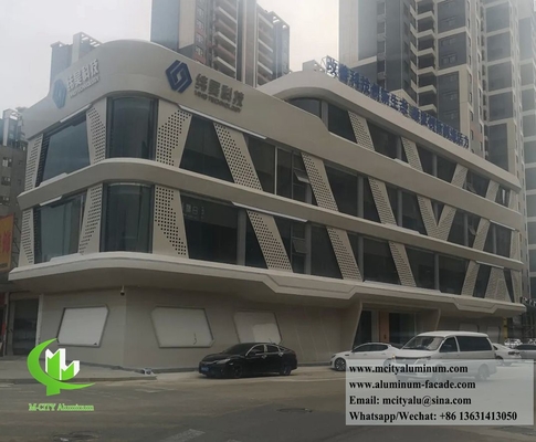 Externe bekleding Solid aluminium paneel PVDF coating Duurzaam weerbestendig