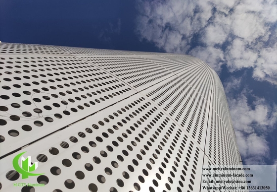 Metalen schermperforerende aluminium panelen voor wandbekleding