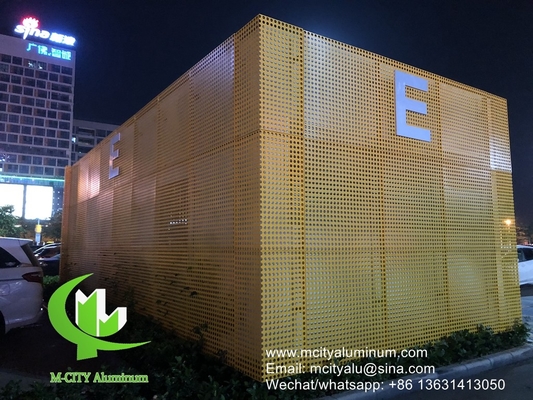 aluminium geperforeerd paneel gevelbekleding paneel buitenste gebouw dekking voor gebouw of plafond