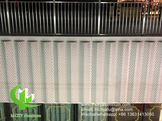 aluminium geperforeerd paneel gevelbekleding paneel buitenste gebouw dekking voor gebouw of plafond