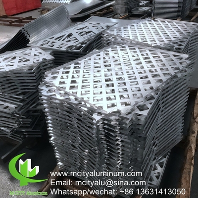 Geperforeerd aluminium gevelbekledingspaneel voor de buitenkant van het gebouw