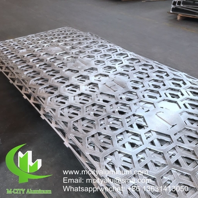 Geperforeerd aluminium gevelbekledingspaneel voor de buitenkant van het gebouw