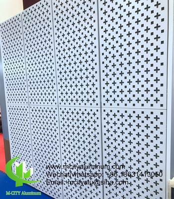 Geperforeerd aluminiumpaneel gevelbekleding paneel buitenste gebouw dekking voor gebouw gordijnwand