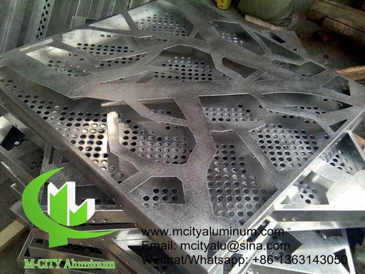 Architectonisch geperforeerd aluminium bekledingspaneel gevelwandplaat buitengebouw gevel voor buitengevel
