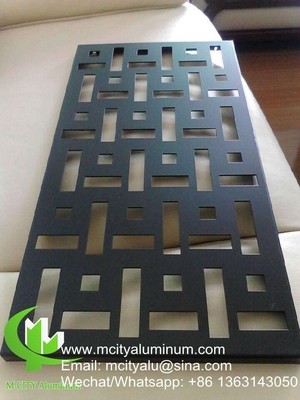 Architektonische aluminiumplaten van massief metaal voor wandbekleding