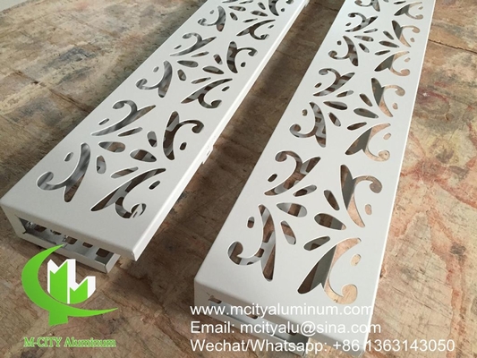 Architectonische aluminium bekleding gevelpaneel buitengebouw gevel voor buitengevel