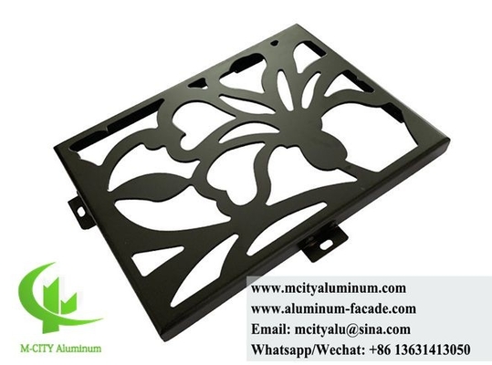 Laser gesneden metalen scherm van massief aluminium paneel met hol patroon