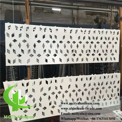 3 mm aluminium solide panelen met perforatiepatroon voor wanddecoratie