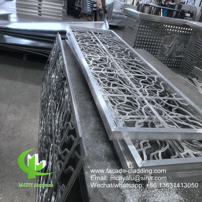 Metalen aluminiumlasergesneden paneel voor vensterskermen met een dikte van 10 mm