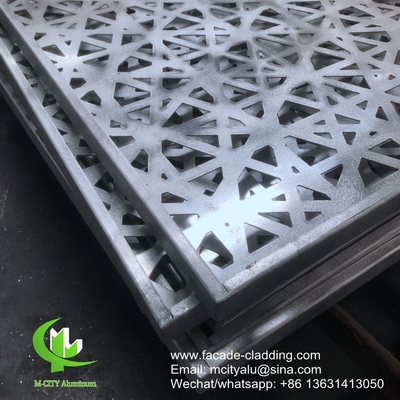 Metalen aluminiumlasergesneden paneel voor vensterskermen met een dikte van 10 mm