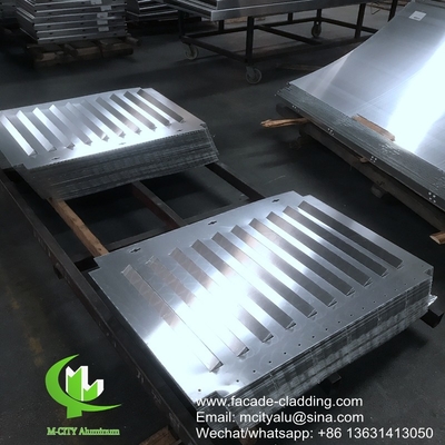 Metalen aluminium geperforeerd bekledingspaneel met ronde gaten patroon perforatie gebruikt voor gebouw gevel