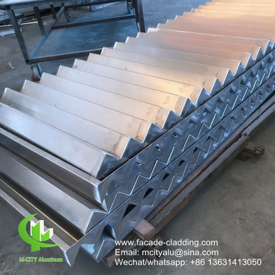 Metalen aluminium lasersnijpaneel voor gevelbekleding voor gebouwdecoratie