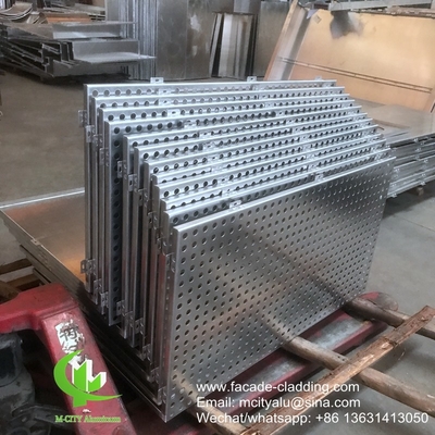 Geperforeerd aluminium gegraveerd paneel voor buitengevels van gebouwen voor buitenbedekking