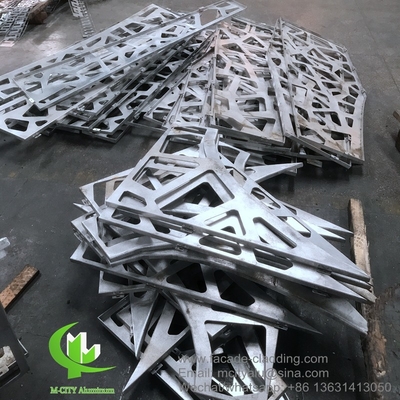 Geperforeerd rond gat aluminium gesneden paneel gebruikt voor buitengebouw gevel voor buitenbedekking