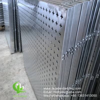Architektonische aluminium geperforeerde bekleding met kunstpatronen