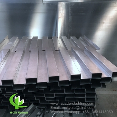 Metalen aluminium laser gesneden paneel met ronde gaten patronen perforatie gebruikt voor gebouw gevel