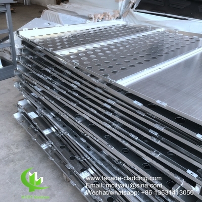 Geperforeerd rond gat aluminium gesneden paneel gebruikt voor buitengebouw gevel voor buitenbedekking
