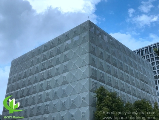 Architektonische aluminium geperforeerde bekleding met kunstpatronen