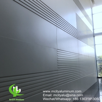 Geperforeerde metalen gevels Metalen bekledingsfabriek Buiten metalen massief paneel aluminium