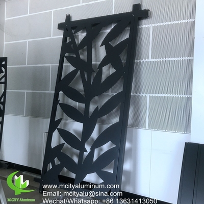 PVDF Metalen aluminium geperforeerde patronen die worden gebruikt voor de decoratie van gevels van gebouwen