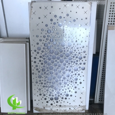 Cirkelontwerp Aluminium panelen voor gebouw gevel op maat metaalplaat China fabrikant