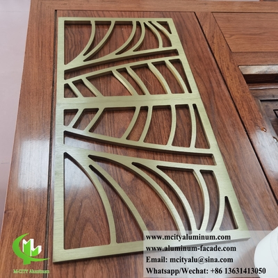 Privacy scherm Aluminium plaat Metalen scherm met laser gesneden patroon Voor buiten decoratie