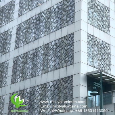 China 30033mm metaal aluminium paneel fluorocarbon aluminium massief paneel gordijnmuur voor gevel bekleding
