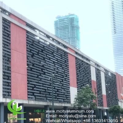FOSHAN PVDF Metalen geperforeerd aluminium niet-standaard paneel gebruikt voor de buitenkant van gebouwen